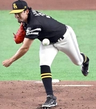 デビュー戦のソフトバンク・アルメンタ、いきなり156キロで死球も初回無失点　最速157キロマーク　先制のピンチも直球で連続奪三振