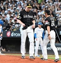 ソフトバンク・スチュワート、3試合連続でイニング途中の降板　突如の乱調で5回途中3失点…勝利投手の権利も逃す