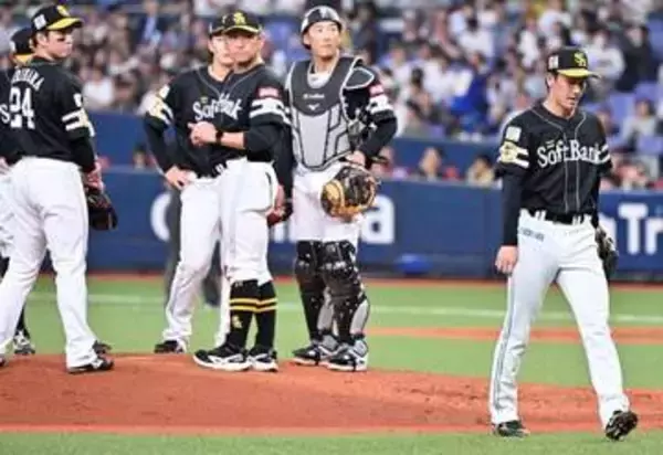 ソフトバンクホークスが今季ワーストの借金2…プロ2度目マウンドの藤原大翔が3回途中5失点　打線も元気なくオリックスに連敗