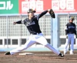 ソフトバンクの育成3年目藤原大翔が〝山川斬り〟など会心投　155キロマーク「自信ある真っすぐでどんどん押せた」