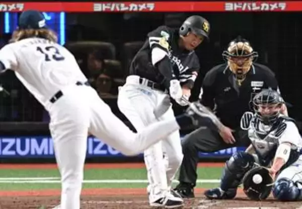 ソフトバンク今季初の3連敗で初の首位陥落…　打線沈黙、初回のソロ1本のみ