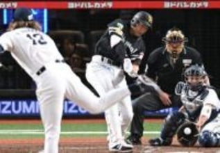 ソフトバンク今季初の3連敗で初の首位陥落…　打線沈黙、初回のソロ1本のみ