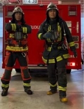 「これが出来たら運動神経がいいらしい」動画で10万バズ！山形の消防士〝挑戦ショット〟に大反響「さすが消防士さん！」「62歳できました」「立てないっ！」