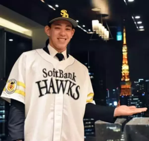 「いずれは入れるように」　中大の先輩、阪神・森下翔太との共闘誓う　ソフトバンク、ドラフト5位のJR東日本・高橋隆慶と仮契約
