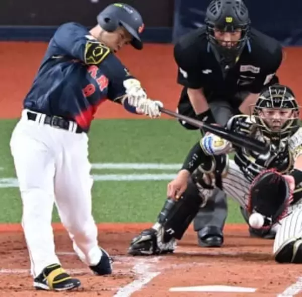 近藤健介が5試合ぶり安打で打点　「打ちたくない」大谷翔平の後ろで役割果たす【侍ジャパン】