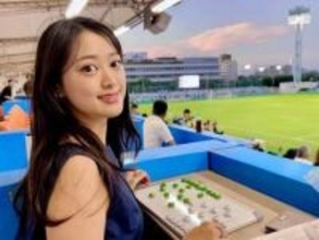 「貴重な映像」〝90分間立ちっぱなし〟信越放送・平山未夢アナ〝サッカー実況〟姿に「立って実況するの」「ハードワークお疲れさまでした」