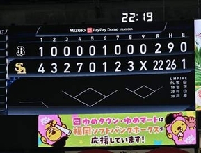 大量得点の次戦は…　ソフトバンク、22日のオリックス戦は26安打22得点で快勝　過去2度の20得点以上はジンクス覆したが？