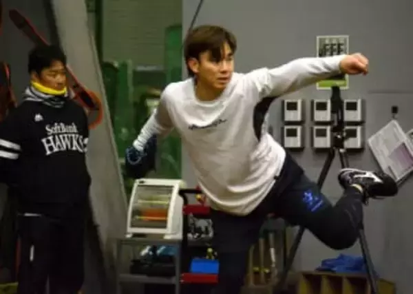 現役ドラフトでソフトバンク入りの中村稔弥が2度目ブルペン「やってやろうという気持ち」仕上がりをコーチも評価