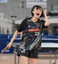 鹿児島出身の17歳大野紗蘭が女子シングルスでスーパーシード撃破　5回戦へ「次も全力で勝てるように」【全日本卓球選手権】