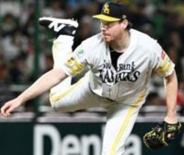 ソフトバンク先発のスチュワート、味方打線が勝ち越し直後にリード保てず再逆転許す　5回投げきれずに降板