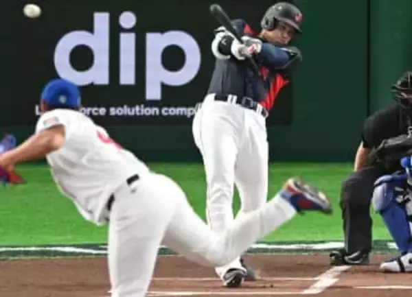 先頭の大谷翔平が二塁打も得点ならず…　鈴木誠也、岡本和真、メジャー組が連続三振