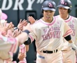 「大事な先制点を取ることができて良かった」　ソフトバンク近藤健介、先制の8号2ラン　涙の理由には触れず