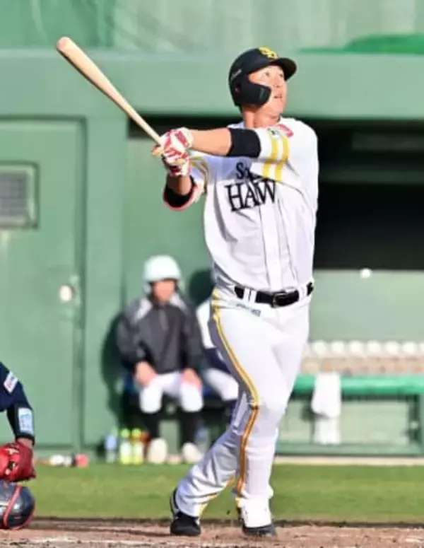 ソフトバンク秋広優人が今春1号3ラン　6年目の進化へ猛アピール【壮行試合】