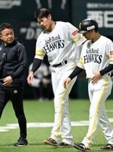 ソフトバンク柳田悠岐はベンチ外　1日の楽天戦で右膝に死球を受け骨挫傷　小久保監督「10日間はかからないだろう」