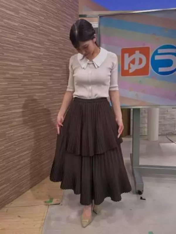 「デッカいな」新潟放送・大塩綾子アナ〝花魁〟ショットに「重そう」「凄くいい！」「しっかり見させてもらいました」
