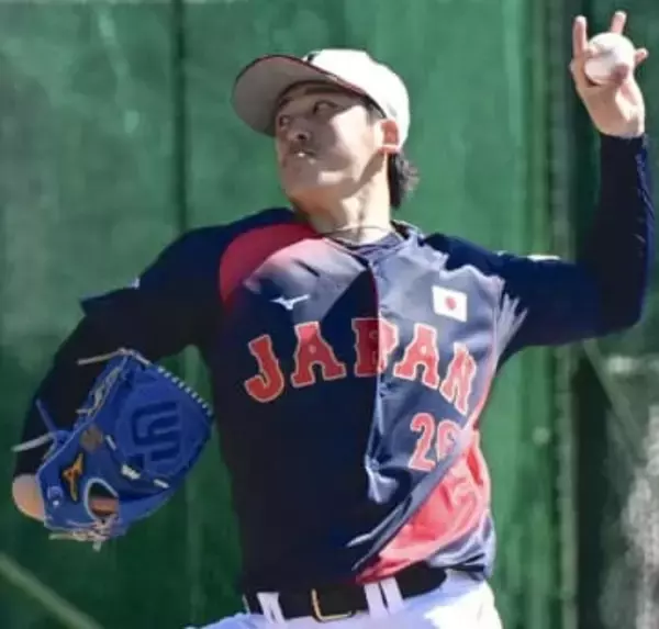 侍ジャパン追加招集の西武・隅田知一郎、初の実戦形式は不安なスタート　長打含む2安打許す