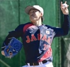 侍ジャパン追加招集の西武・隅田知一郎、初の実戦形式は不安なスタート　長打含む2安打許す