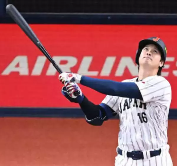 大谷翔平の第3打席は右腕の入山海斗との対戦で左飛　2番DHで代表合流後初実戦　第1＆第2打席は…【侍ジャパン強化試合】
