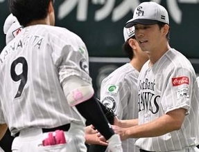 ソフトバンク大関友久が1カ月ぶり1軍マウンドで5回2失点　肉体改造の成果もあり今季最速148キロ計測