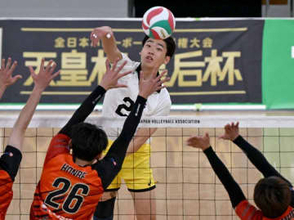 悲しみこらえ…鎮西高が格上Vリーグ勢を3―1撃破　先月24日に畑野久雄監督が急逝【バレーボール全日本選手権】