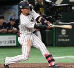 【侍ジャパン】ソフトバンク野村勇に念願の国際試合初安打　チェンジアップに反応し左前に運ぶ
