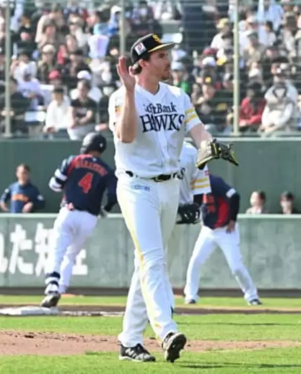 「マウンドは感慨深かった」ソフトバンク・スチュワートが477日ぶりの実戦で快投　侍ジャパンに2回無失点【壮行試合】