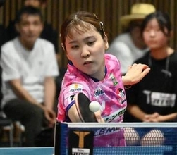 「もう止まらんバイ！」九州カリーナの平野美宇　新天地デビュー戦で観客もうなるハリケーン炸裂【卓球ノジマTリーグ】