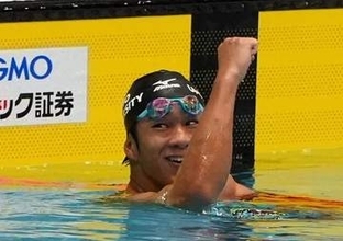 「こんなに出ると思わなかった」　男子200メートル背泳ぎのパリ五輪代表　竹原秀一が自己ベストで意地の4位　ロス五輪へ「最大パフォーマンスを」【競泳・日本短水路選手権】