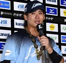 西武・仲田慶介が初のお立ち台で涙…「打席に立ちたい。打撃で結果を残したいと思ってやってきた」　全3打点マークし勝利に貢献