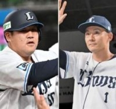 「骨牙バーガー」の気になる中身　西武の中村剛也と栗山巧が初の合同グルメ