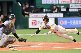 「スライディングも本当に良かった」　ソフトバンク小久保監督、好走塁で勝ち越し生還の野村勇を絶賛　連日のリクエスト応酬も判定通りセーフ