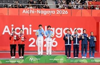 「全ての種目で中国選手に…」早田ひなの最終戦は「銀」　ロス五輪へ張本美和とのペアで感じた課題【名古屋アジア大会】