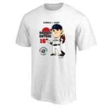 大谷翔平「イラストTシャツ」発売　WBC侍ジャパン18選手　ビッグうちわ、トートバッグも