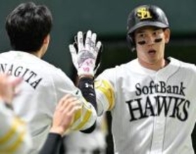 ソフトバンク栗原陵矢、またも汚名返上の同点弾　適時失策も意地の同点6号ソロ　4月29日のオリックス戦でも名誉挽回の3点打