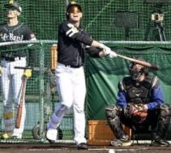 「もうちょいいけるっすね」　ソフトバンク栗原陵矢がランチ特打で柵越え11本　S組不在も〝宣言通り〟にファン沸かせる