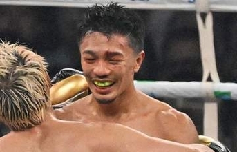 井上尚弥に敗戦から半年…〝大御所兄貴〟と激アツ2ショットの中谷潤人に「たまらない」「長渕さん、拳がデカい」