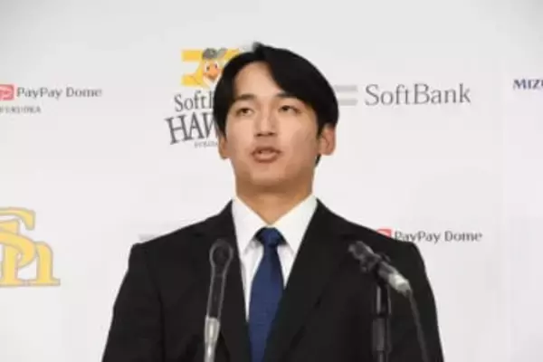 ソフトバンク前田悠伍は年俸1100万円でサイン　オフは千賀滉大に弟子入り「全てにおいて成長したい」