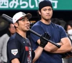 「5番三塁」岡本和真でスタメン5人がメジャー組の豪華ラインナップ  1番大谷翔平、2番近藤健介　前夜から入れ替え　【侍ジャパン阪神戦】
