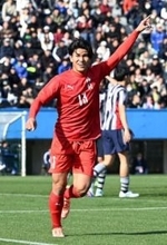 神村学園の日髙元が決勝の鹿島学園戦で先制ゴール　得点王争いトップ7点目　ともに初優勝を目指すファイナル【全国高校サッカー選手権】