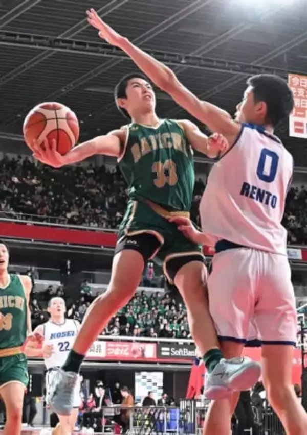 優勝候補の福岡第一が100点ゲームで3回戦進出　第3Qに堅守速攻さく裂一挙39得点【高校バスケ・ウインターカップ】