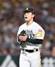 ソフトバンク松本晴が49日ぶりの白星へ　被安打7も併殺絡めて5回1失点と粘投