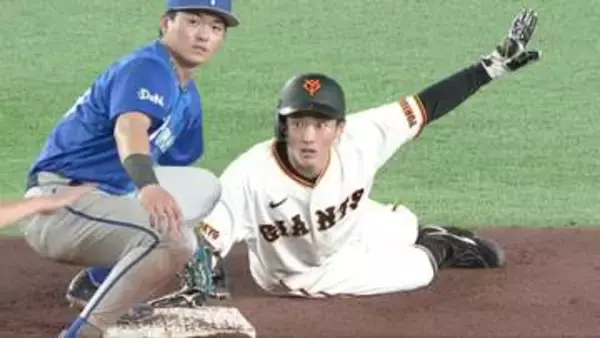 「兄貴と妹が見に来ていたので」巨人・浦田俊輔が3安打猛打賞＆プロ初盗塁もマーク