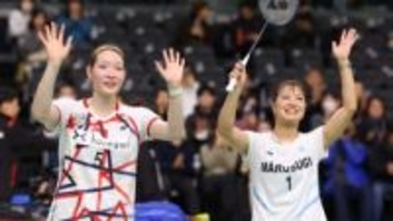 【バドミントン】前回王者“フクマツ”ペアがベスト4進出　初戦から1ゲームも落とさず勝ち進む　準決勝は過去1勝3敗の韓国ペア