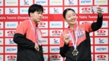 【卓球】張本美和“4冠”なるか　全日本卓球ダブルスが29日から開幕　女子ダブルスは長﨑美柚、混合ダブルスは松島輝空と挑む
