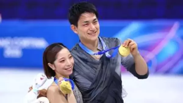 りくりゅう・木原龍一がスーツ姿でビシッと正装するもパートナーの三浦璃来は「よかったね(^^)ジャージ見飽きたもん笑」といじる