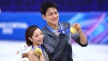 りくりゅう・木原龍一がスーツ姿でビシッと正装するもパートナーの三浦璃来は「よかったね(^^)ジャージ見飽きたもん笑」といじる