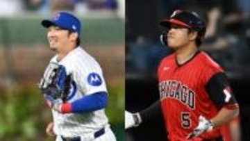 鈴木誠也が村上宗隆の活躍に「彼本来の力」　HR数メジャートップタイの後輩を「日本と同じスイングしている」とたたえる
