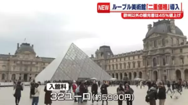 ルーブル美術館「二重価格」導入　欧州以外からの訪問客は入館料45％値上げ