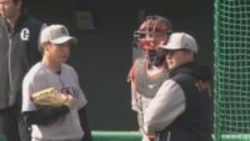 登板前は少し緊張も　巨人ドラフト1位の竹丸和幸　実戦形式の練習で無安打2奪三振