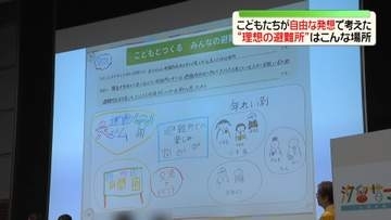 こどもたちが自由な発想で考えた“理想の避難所”はこんな場所【あす大災害、だとしたら? 】